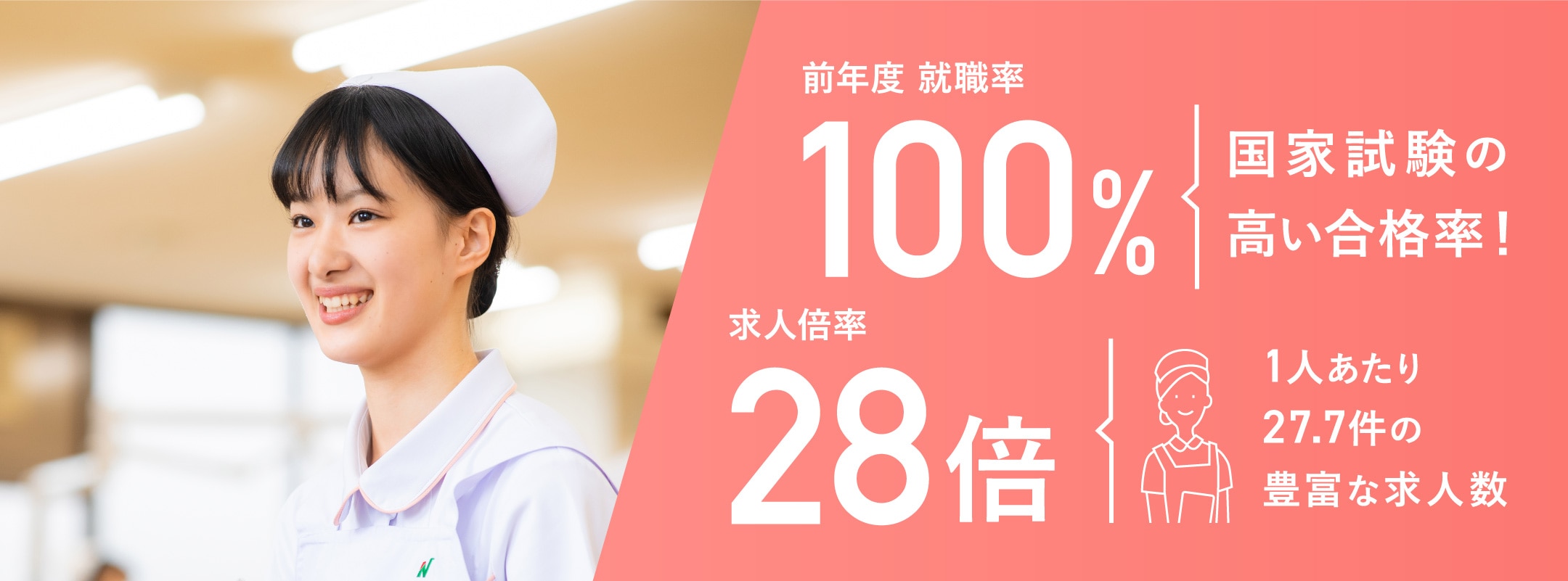 前年度就職率と求人倍率