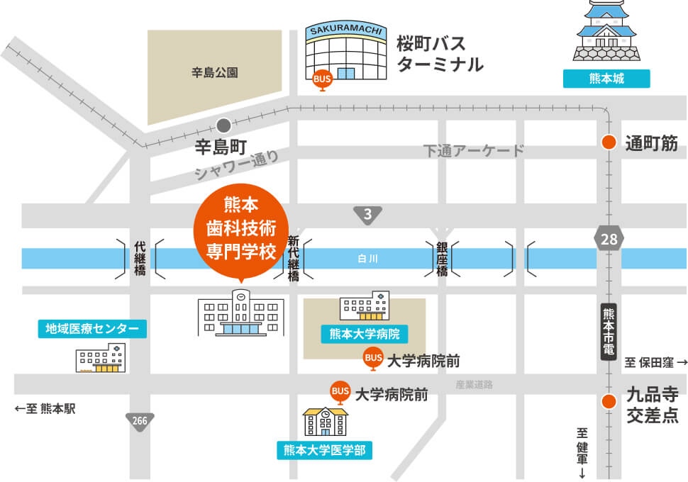 交通アクセスマップ